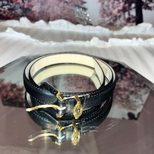 Dolce & Gabbana (D&G) Black & Gold Belt